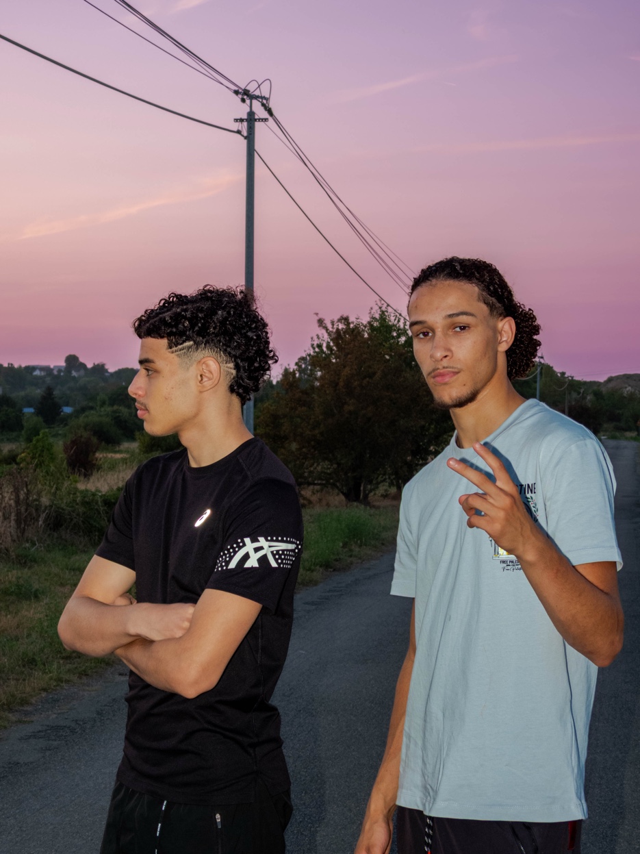 Duo portrait au crépuscule